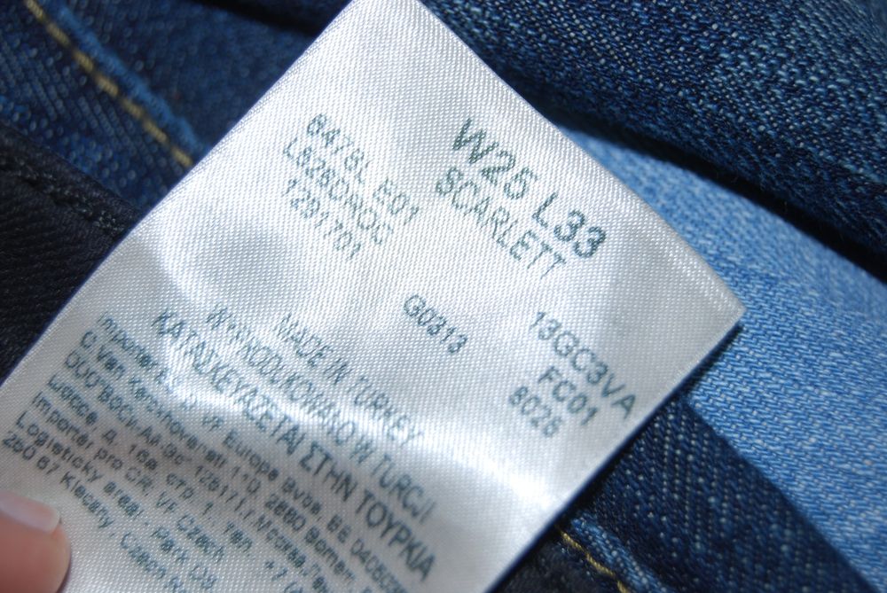 Spodnie dżinsowe Lee scarlet pas.33/dl.91