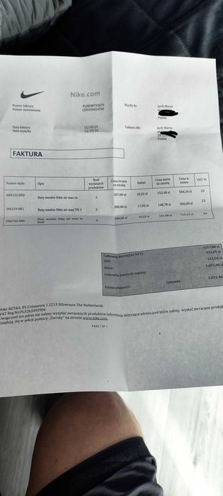 Czarne buty nike air max tn plus nowe 44