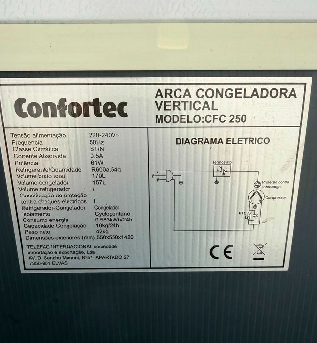 Vendo Arca congeladora