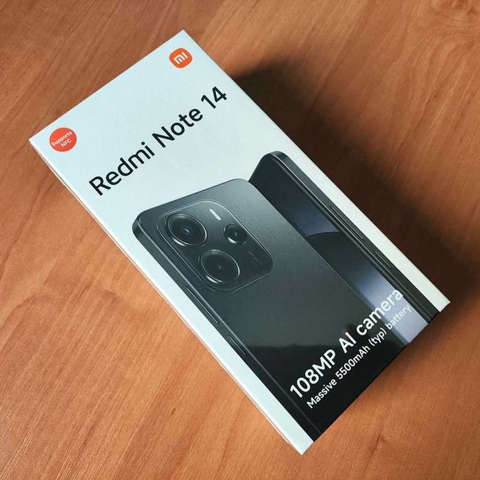 Xiaomi Redmi Note 14 4G NFC (8/256 Гб, Global Version + блок живлення)