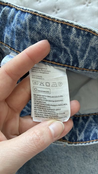 H&m divided S/36 dzinsowe spodenki szorty niebieskie