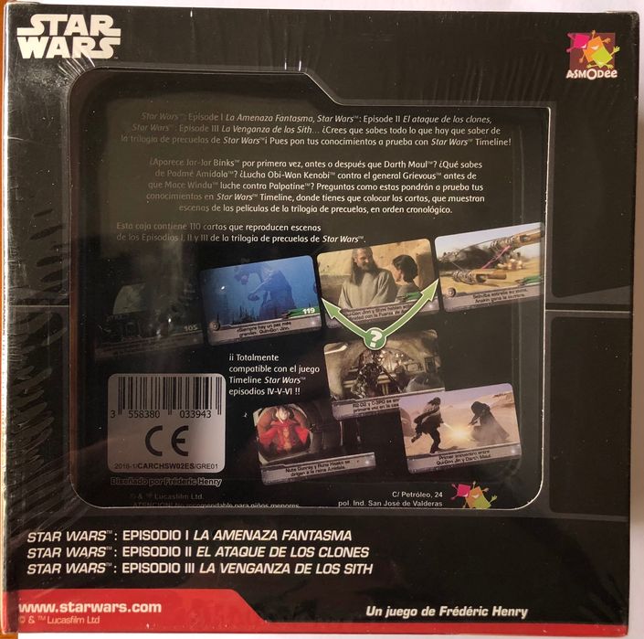 Timeline: Star Wars Episódios I a III - Jogo de Tabuleiro (Boardgame)