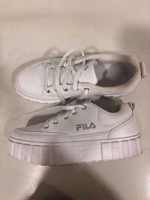 Sapatilhas Fila com Plataforma Brancas