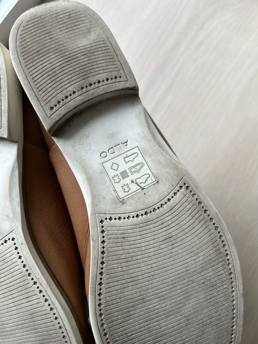 Aldo skórzne buty oksfordki skóra naturalna
