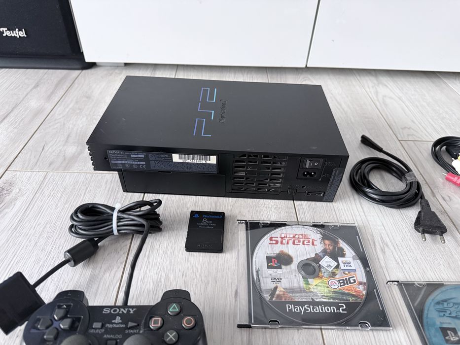 PlayStation 2 PS2 Pad + Karta pamięci + Gry