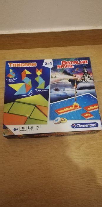 2 jogos em 1 (Tangran + Batalha Naval)