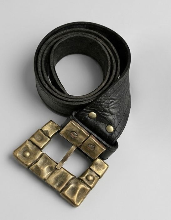 Вінтажний шкіряний ремінь