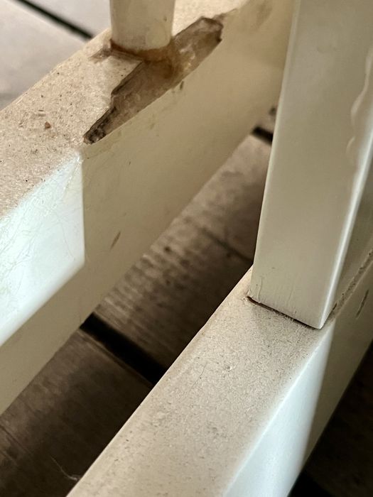 Fotel bujany do karmienia z podnóżkiem, kremowy,