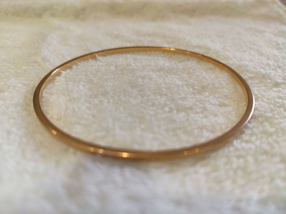 Escrava ouro, antiga, de 19k