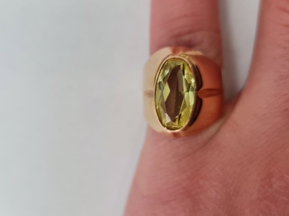 Retro! Wyjątkowy złoty pierścionek/ Radzieckie 583/ 6.98 gram/ R13