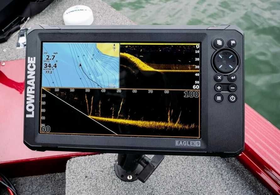 Echosonda Lowrance Eagle EYE 9 - pełny zestaw do łowienia LIVE