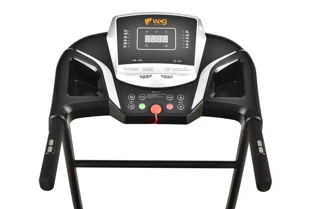 ‼️ Бігова доріжка електрична WCG-H105 з дисплеєм, USB, AUX, 12 програм