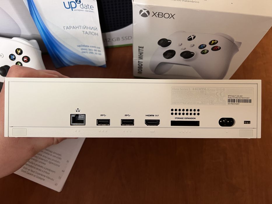 Ігрова консоль Xbox Series S 512GB+ 2 геймпади+ коробка!