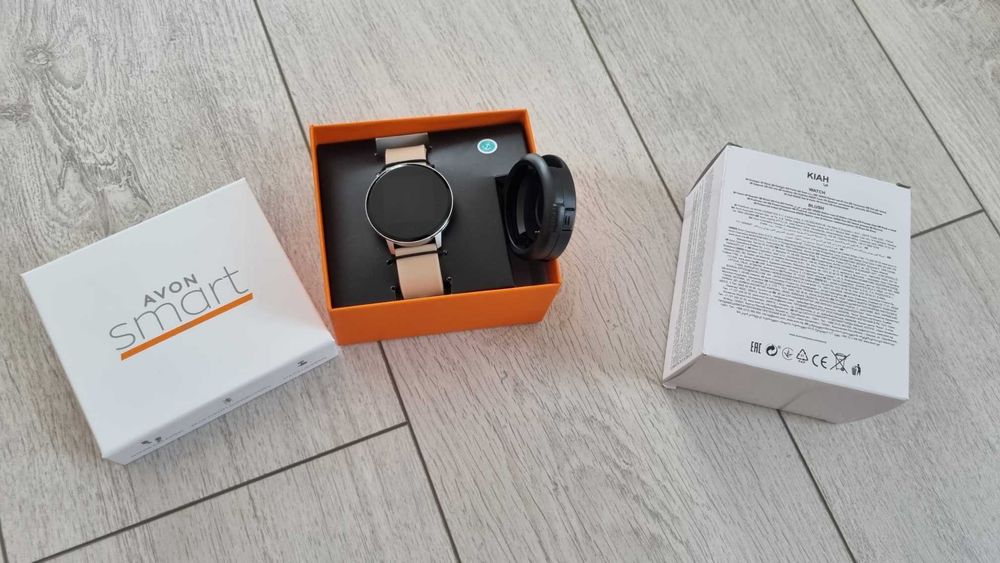 Zegarek Kiah Avon Pudrowy Smartwatch Nowy