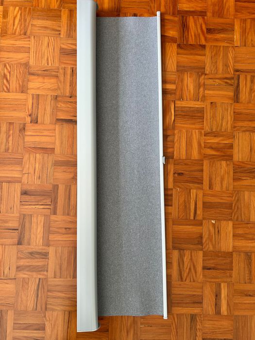 Estor de correr Ikea cinzento, como novo 124x250