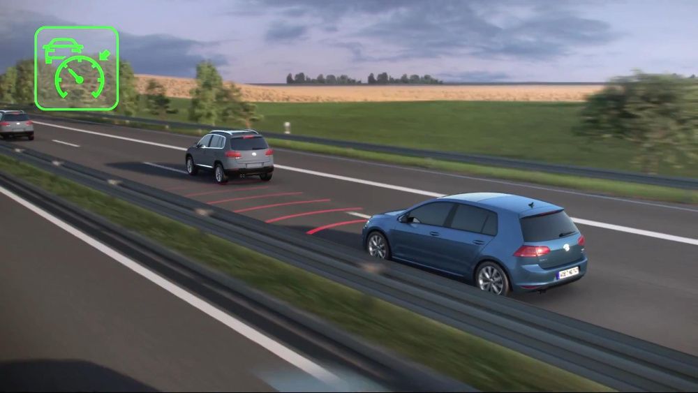 VW Skoda Seat Golf Tiguan Passat Audi Karoq Kodiaq адаптивны круиз ACC