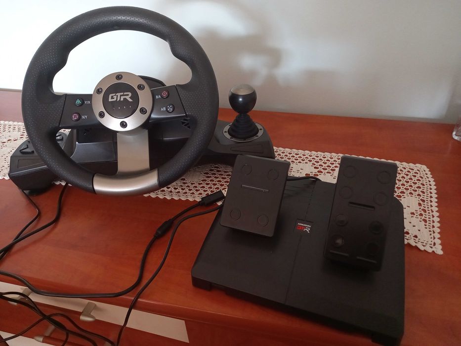 Volante Indeca GTR Elite Preto Multiplataforma