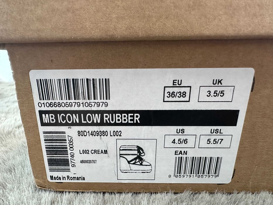 Buty damskie śniegowce Moon Boot Icon Low Rubber 35/38