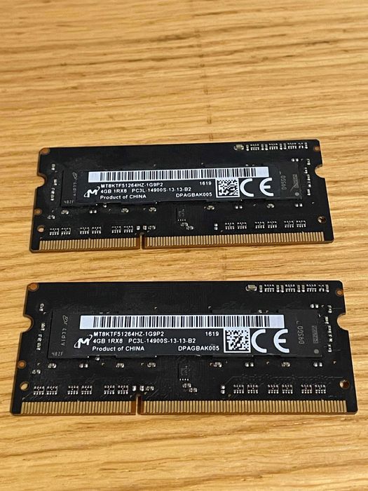 RAM 2x4GB mt8ktf51264HZ