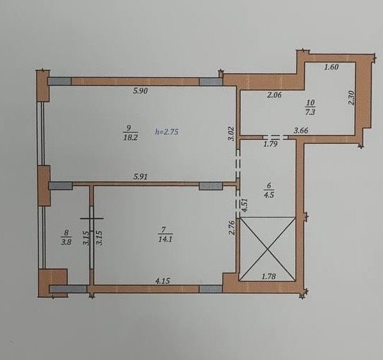 3-кімнатна квартира за адресою вул. Угорська (площа 98 м²) - Atlanta.ua - фото 7