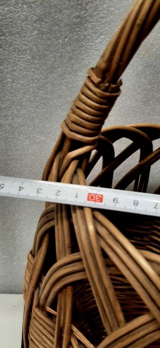 Koszyk wiklinowy prl