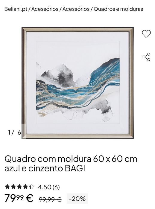 Quadro decorativo Beliani