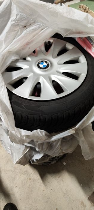 4 Jantes BMW 120d - 16'' com pneus de inverno Good Year