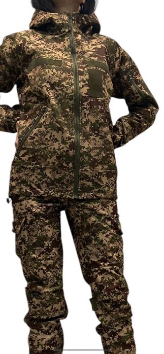 Жіноча військова тактична форма Хижак НГУ софтшел утеплена