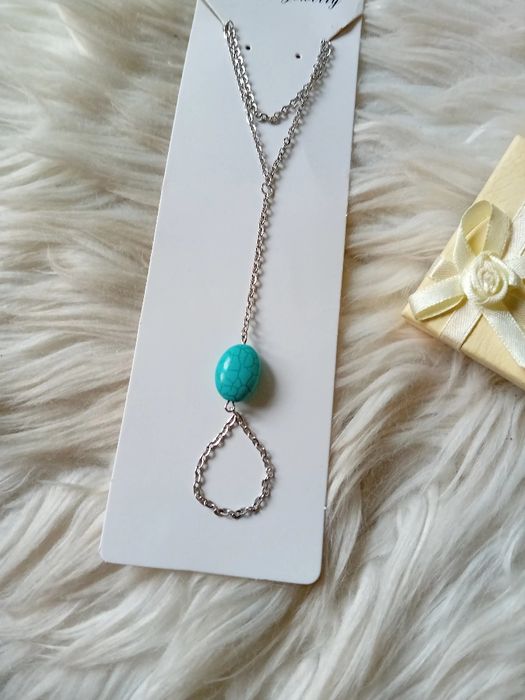 Nowa elegancka bransoletka połączona z pierścionkiem