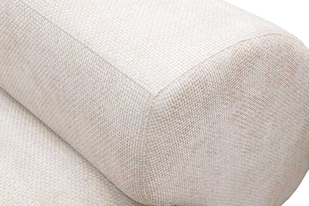 SOFÁ EM CHENILLE BEGE CULVER 300x90x88 cm