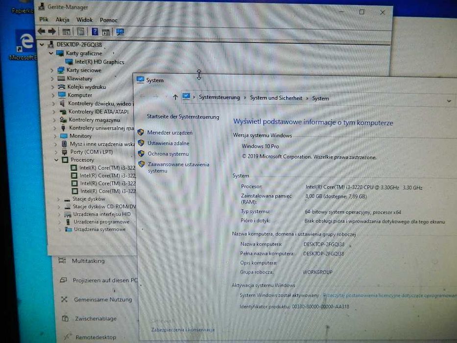 Komputer Terra Core i3-3220 8GB DDR3 500GB