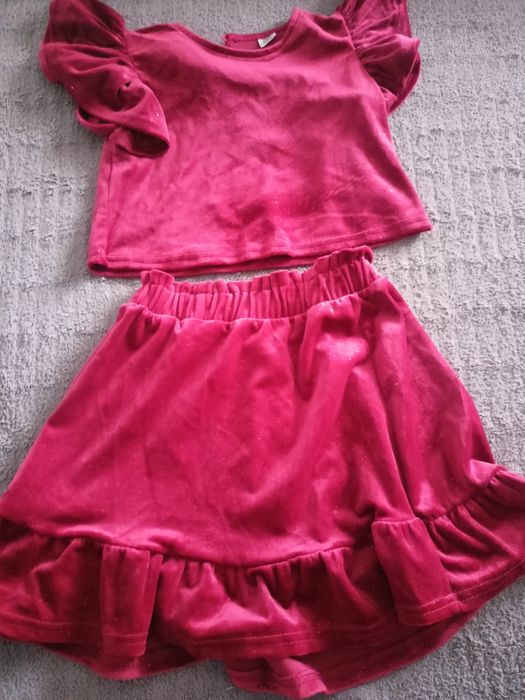 Bluzka spódniczka komplet