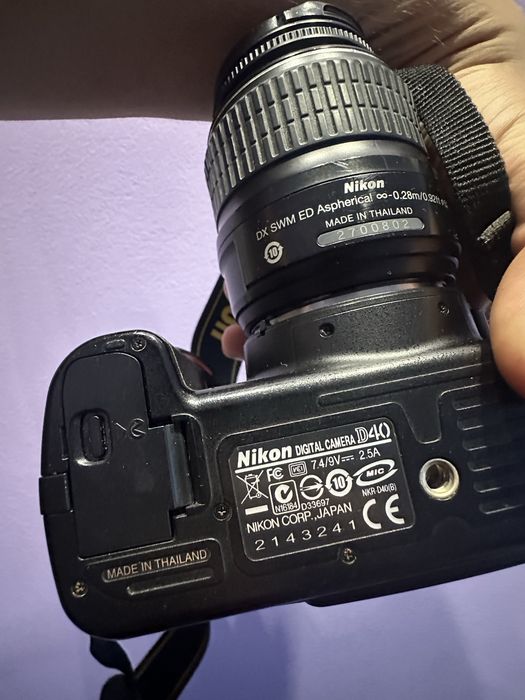 Цифровий фотопарат Nikon d40