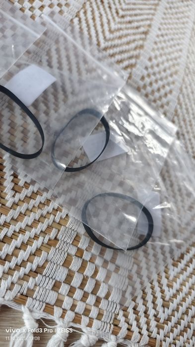 Paski gramofonu lub magnetofonu dł .65 mm płaskie