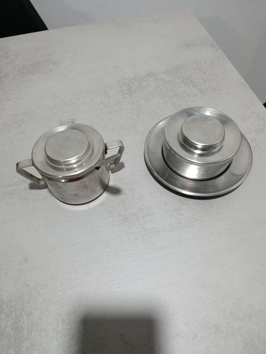 Conjunto de 9 peças em inox