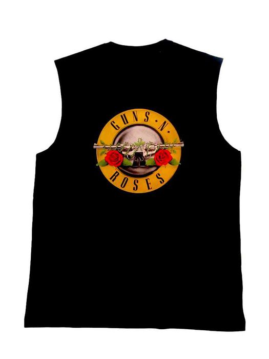 4 T-shirts bandas Rock Nirvana, AC/DC, Metallica e Guns 'n Roses ...