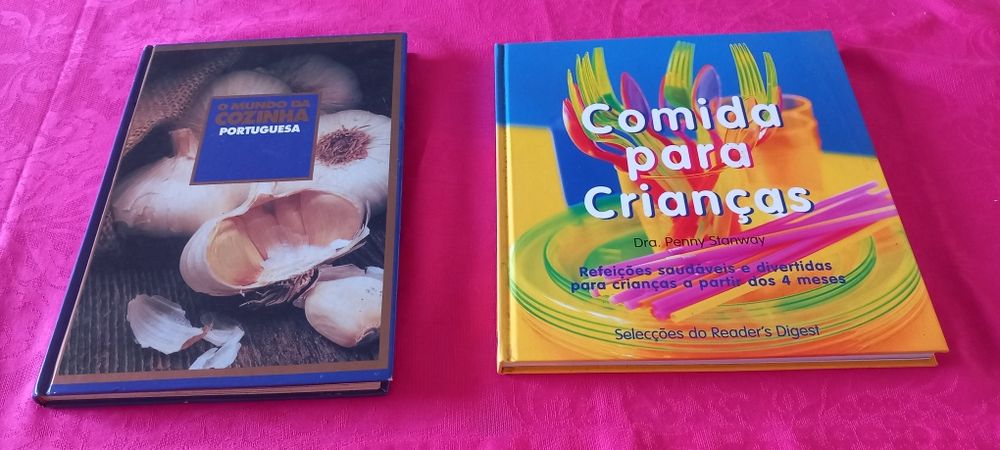 Livros de receitas diversas 10€ cada um