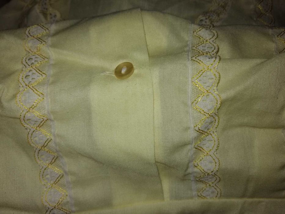 Koszula nocna krótki rękaw cytryna