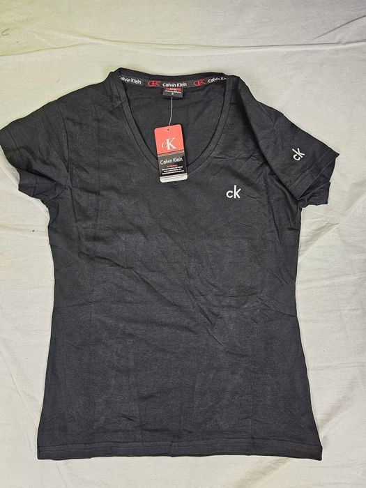 Koszulka damska tshirt Calvin Klein czarna premium