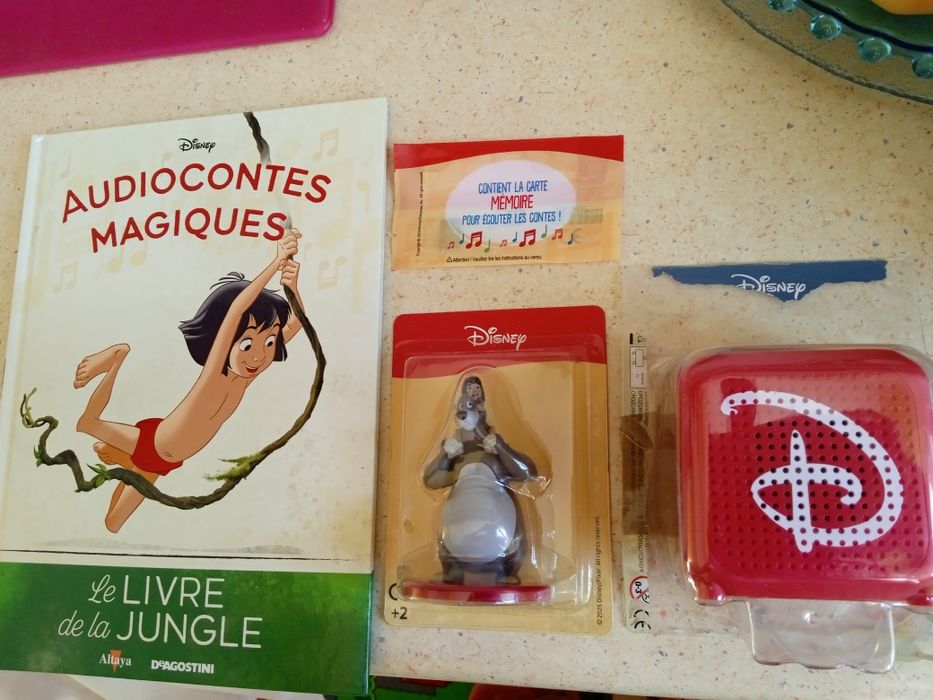 Deagostini audiobajki zestaw: głośnik, karta pamięci French, figurka,