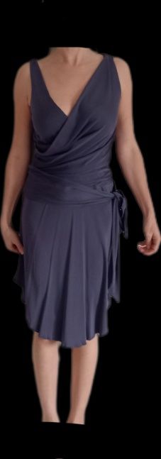 Vestido cocktail seda Armani Jeans t.S