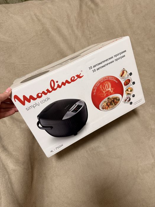 Мультиварка Moulinex Simply Cook 4л в упаковці