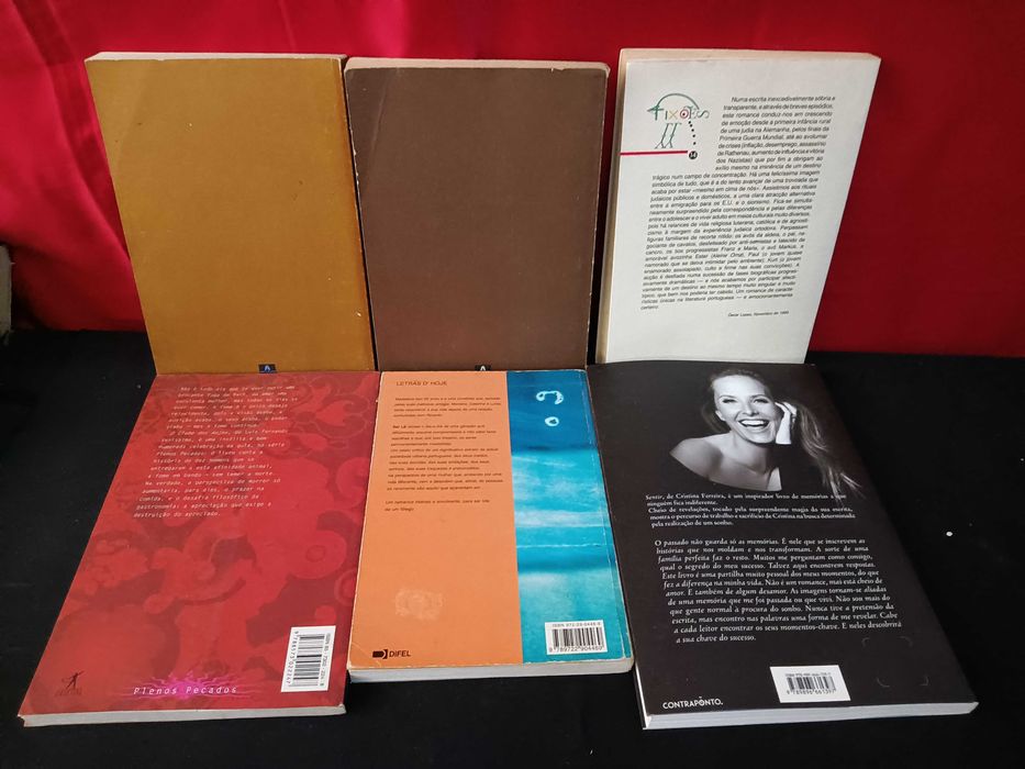 6 livros de literatura oferta de portes