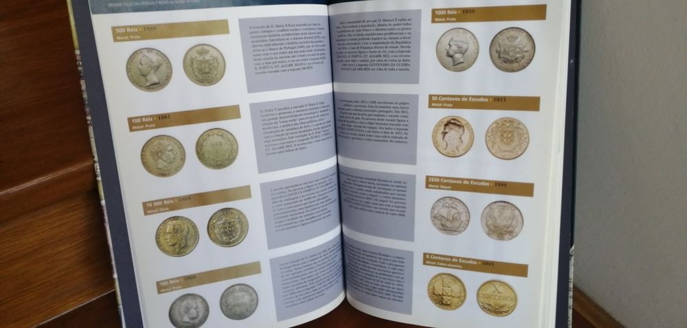 Coleção JN notas e moedas