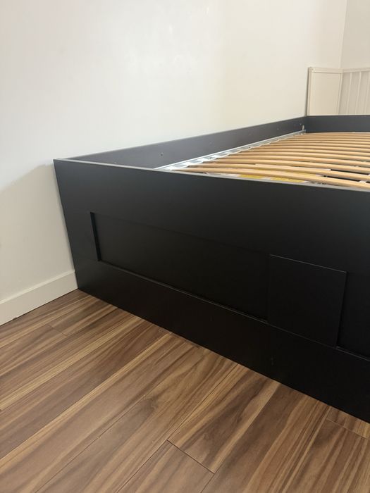 Cama casal 160x200 + colchão + estrado