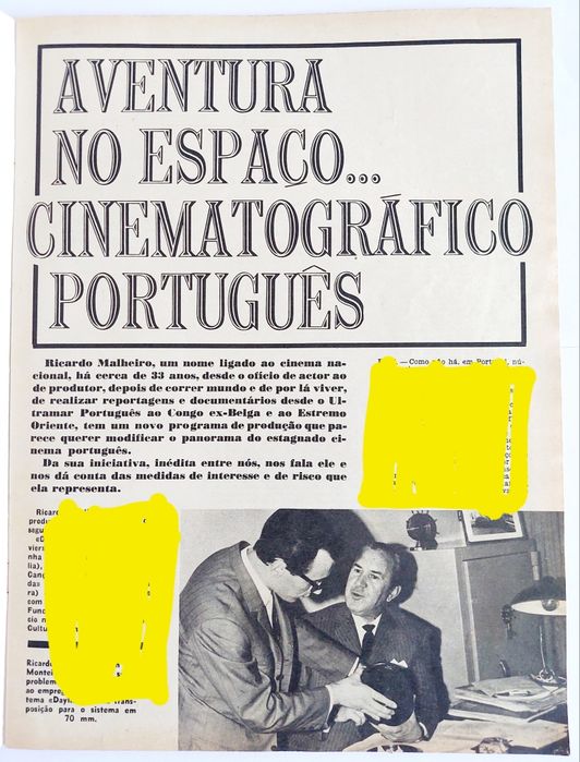 1968 - ANTONIONI e o Cinema Português