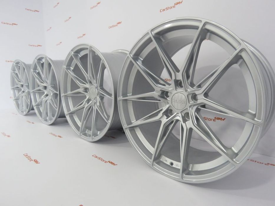 Jantes Haxer HX036 19 x 8.5 et40   + 9.5 et 40 5x112 Hyper Silver