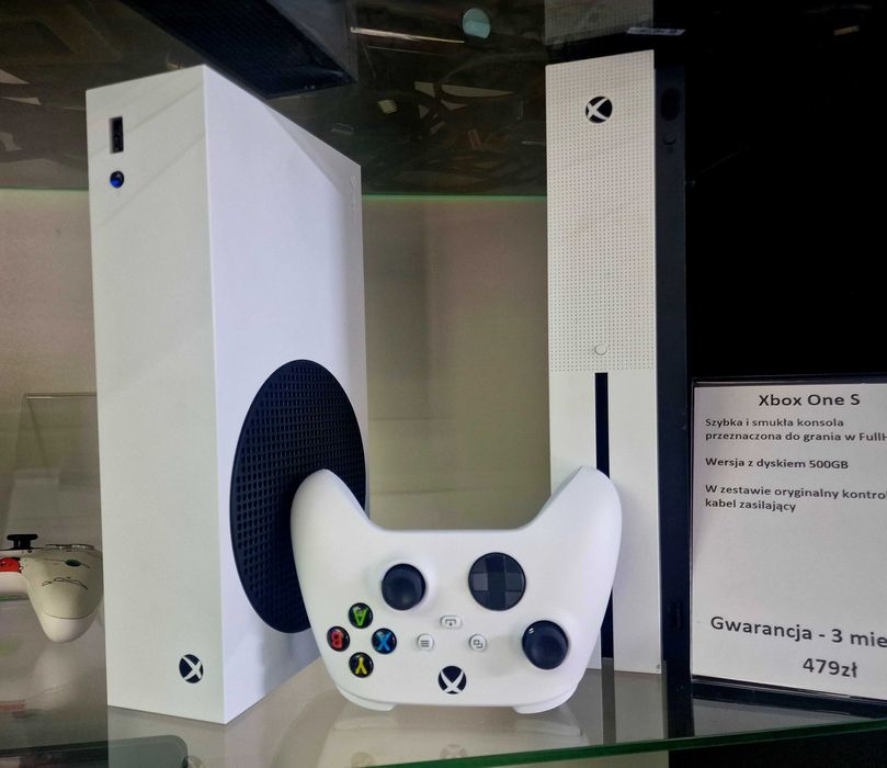 Konsola Xbox Series S + Pad SKLEP ROCZNA GWARANCJA Salon Canal+ Rajcza