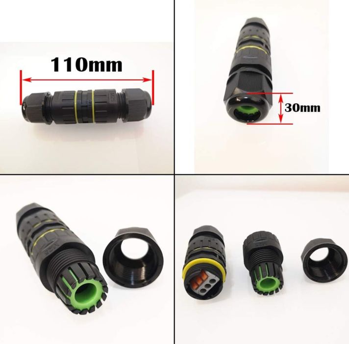 CESFONJER Złącze kablowe IP68, wodoszczelne, mufa kablowa