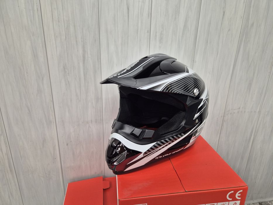 Nowy kask cross quad hulajnoga dziecięcy